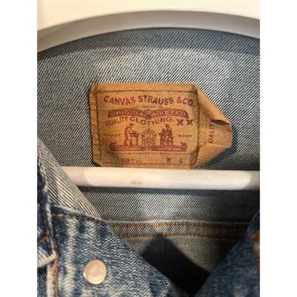 Levi’s Girls Denim Stretch Jacket 10/12 - Picture 6 of 6